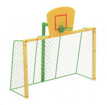 Ворота для мини футбола с баскетбольным кольцом